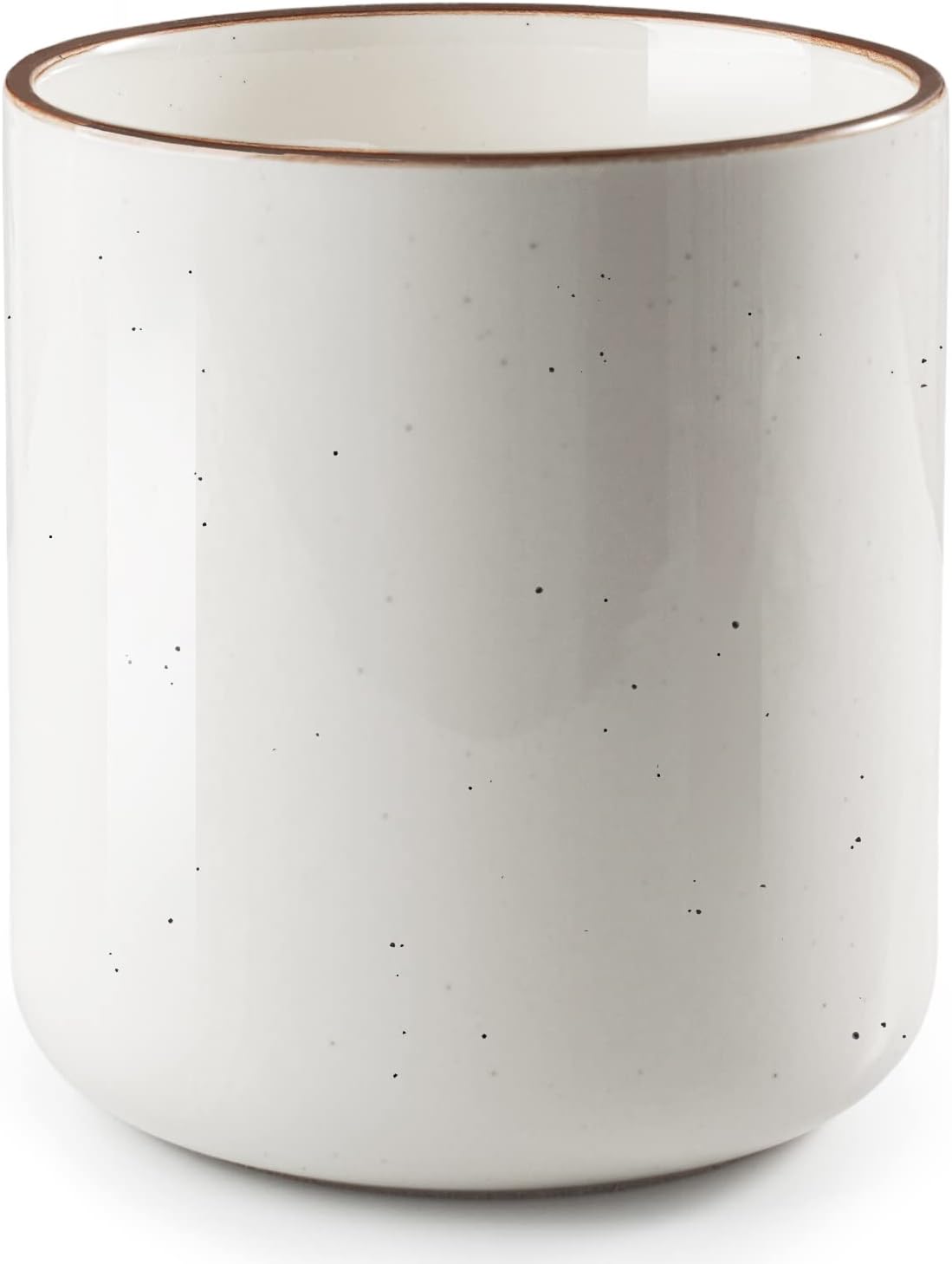 getstar Large Utensil Holder for Kitchen Counter,7.2″ Vintage Ceramic Utensils Crocks Utensil Organizer for Spatula Farmhouse Kitchen Decor