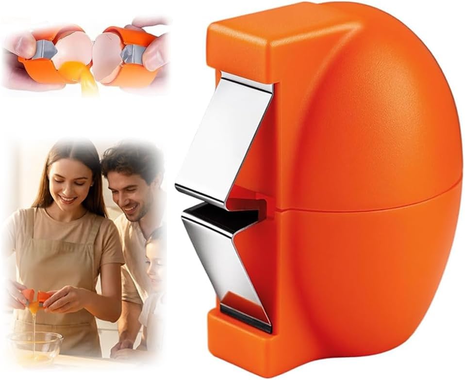 New Egg Shell Opener Egg Cracker Tool Stainless Steel, Multifunctional Egg Shell Opener for Raw Or Hard-Boiled Eggs, Kitchen Gadget for Cooking Baking