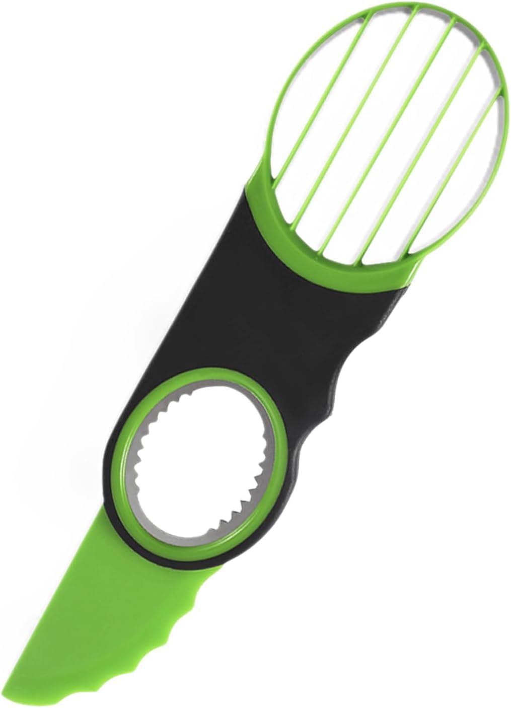 Stainless Steel Avocado Slicer, Corer, and Paring Knife Combo: 3-in-1 Tool – Dishwasher Safe & Heavy Duty