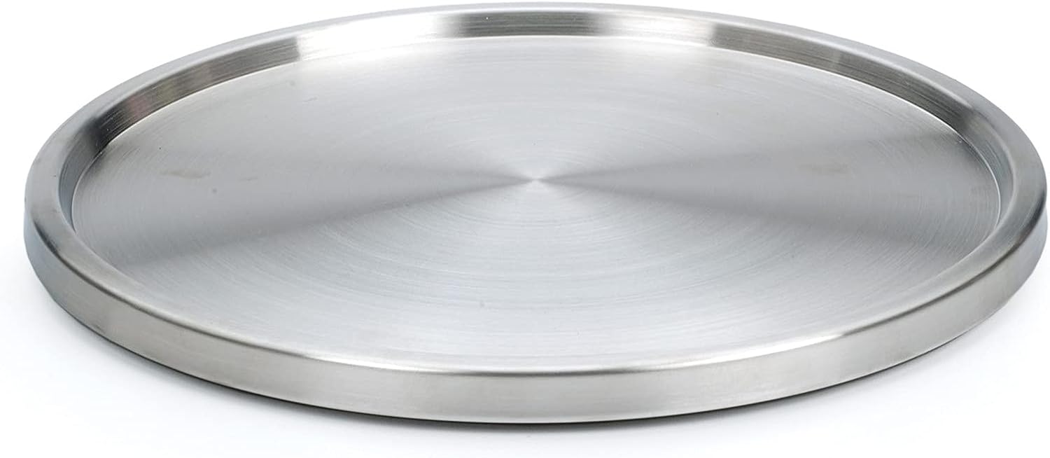 RSVP International Endurance TURN-1 Turntable Lazy Susan, Stainless Steel, 10.5″ | Handy in Cabinet, Refrigerator or on Counters | Organize Spices, Canned Foods, Pots, Pans, Dinnerware, 10.5 Inch