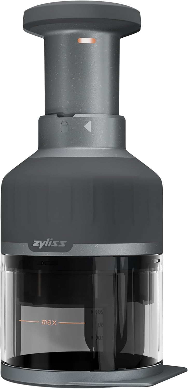 Zyliss Zick Zick Classic Food Chopper – Convenient for Easy, Healthy Meal Prep – Manual Vegetable Chopper with Stainless Steel Blades – Compact & Dishwasher Safe – Zick Zick 3.0