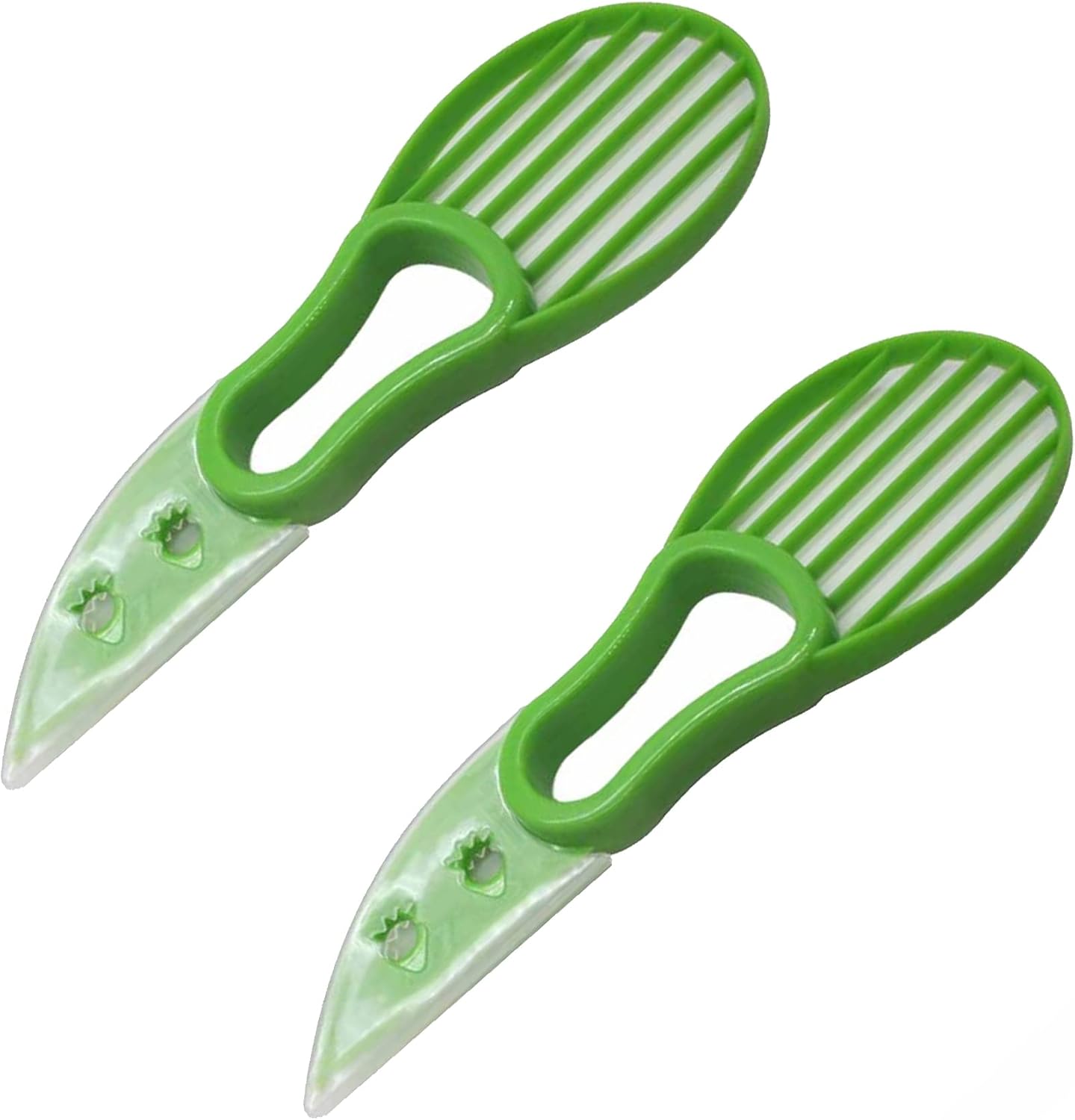 Gadgetime USA Avocado Slicer (Pack of 2) – 3 In 1 Tool – Cutter, Peeler, Pitter & Scooper – Multifunctional Knife – Splitter – Easy to Use – Kitchen Gadgets