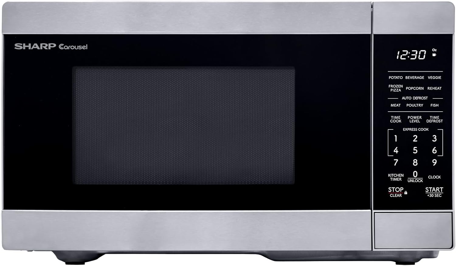 Sharp SMC0962KS 0.9 cu. ft. 900W Stainless Steel Countertop Microwave Oven
