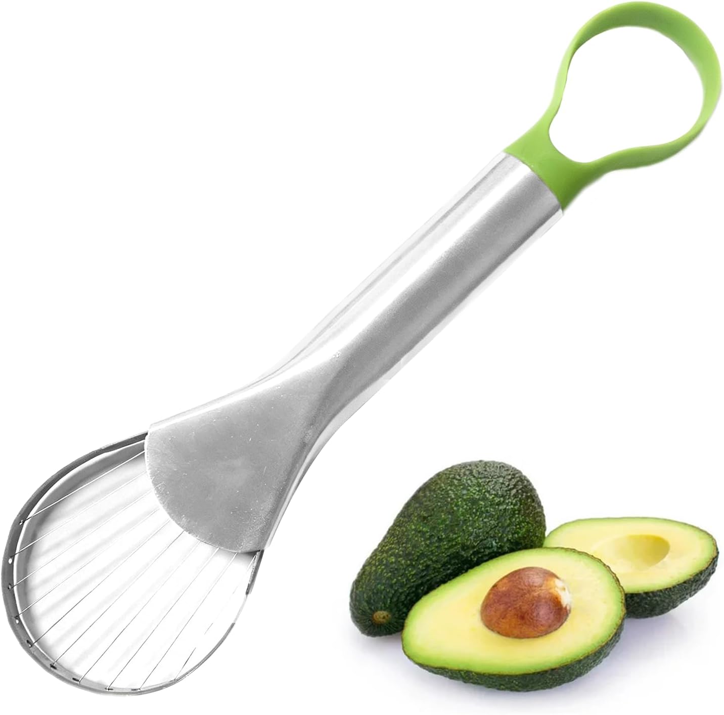 Avocado Slicer Tool,3-in-1 Stainless Steel Avocado Cutter, Pitter & Peeler The Best Holiday Gifts