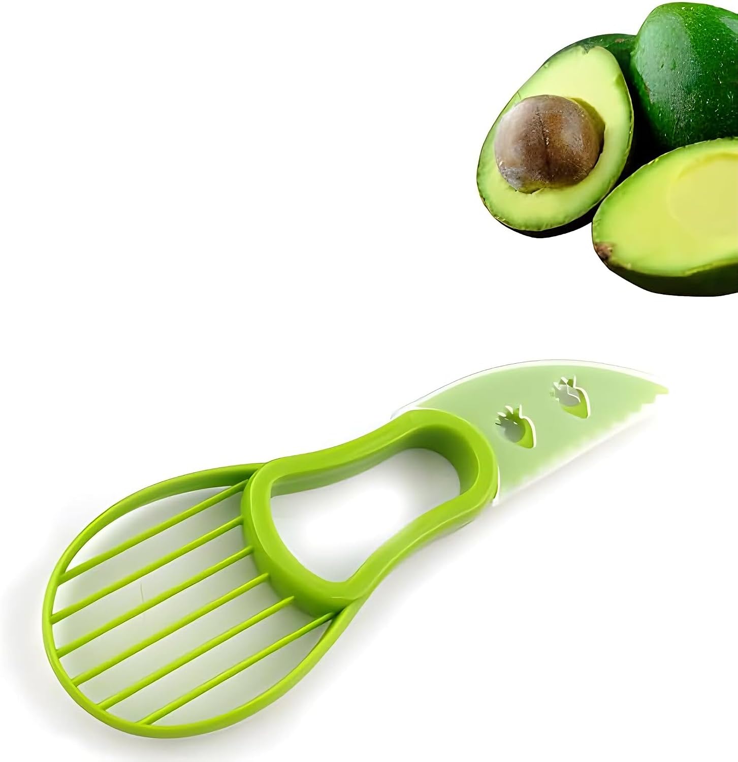 3 In 1 Avocado Peeler Slicer Tool – Avocado Slicer – Avocado Cutter and Scooper for Fruits & Vegetable – Avocado Pitter