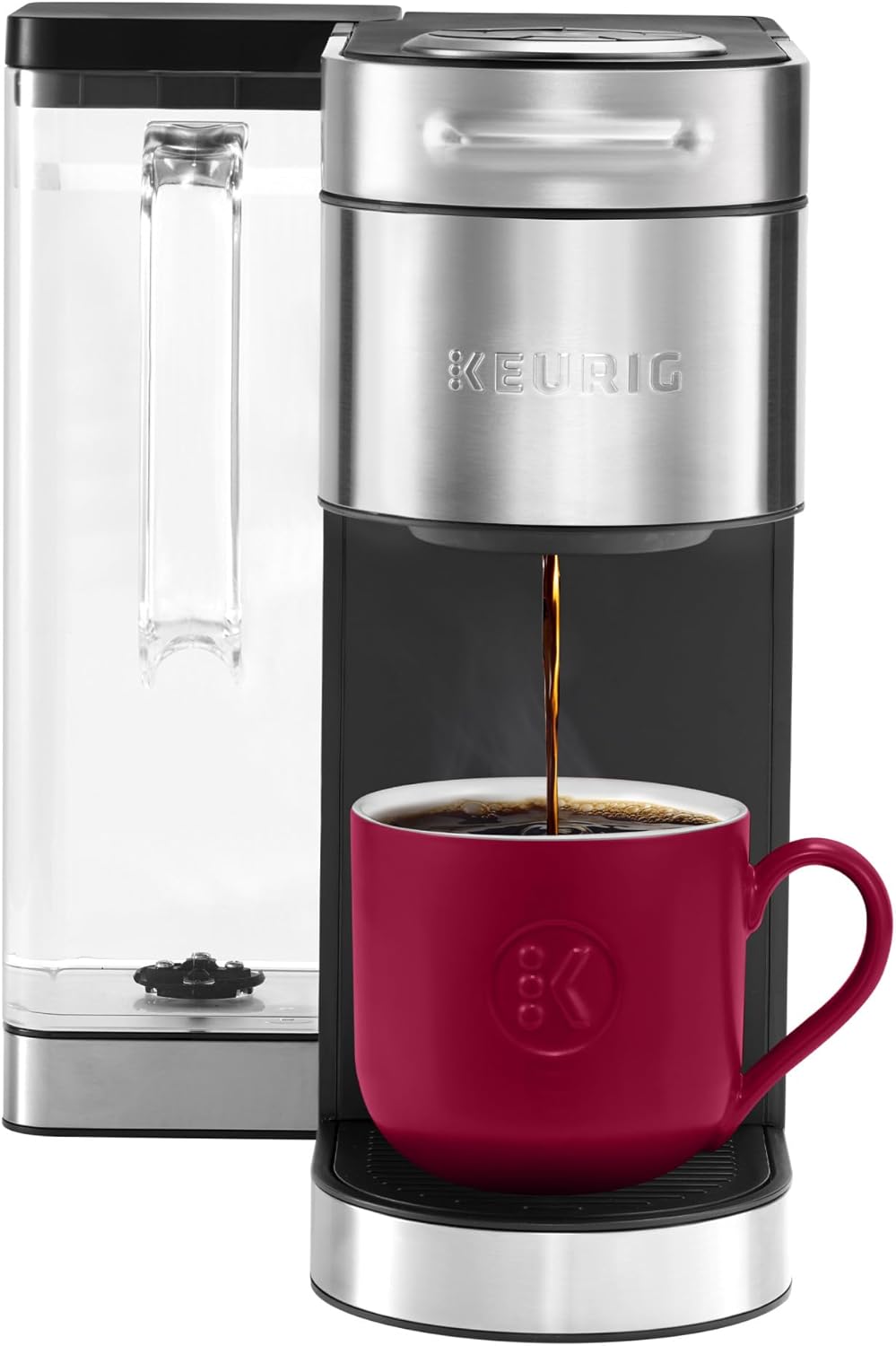 Keurig K-Supreme Plus Single Serve K-Cup Pod Coffee Maker, MultiStream Technology, Customizable Strength and Temperature Settings, Programmable, 78oz Removable Reservoir, Stainless Steel | Multistream Technology, 78-Oz Removable Reservoir, 3 Strength/3 Temp, 4-12 Oz Brews, Programmable Favorites