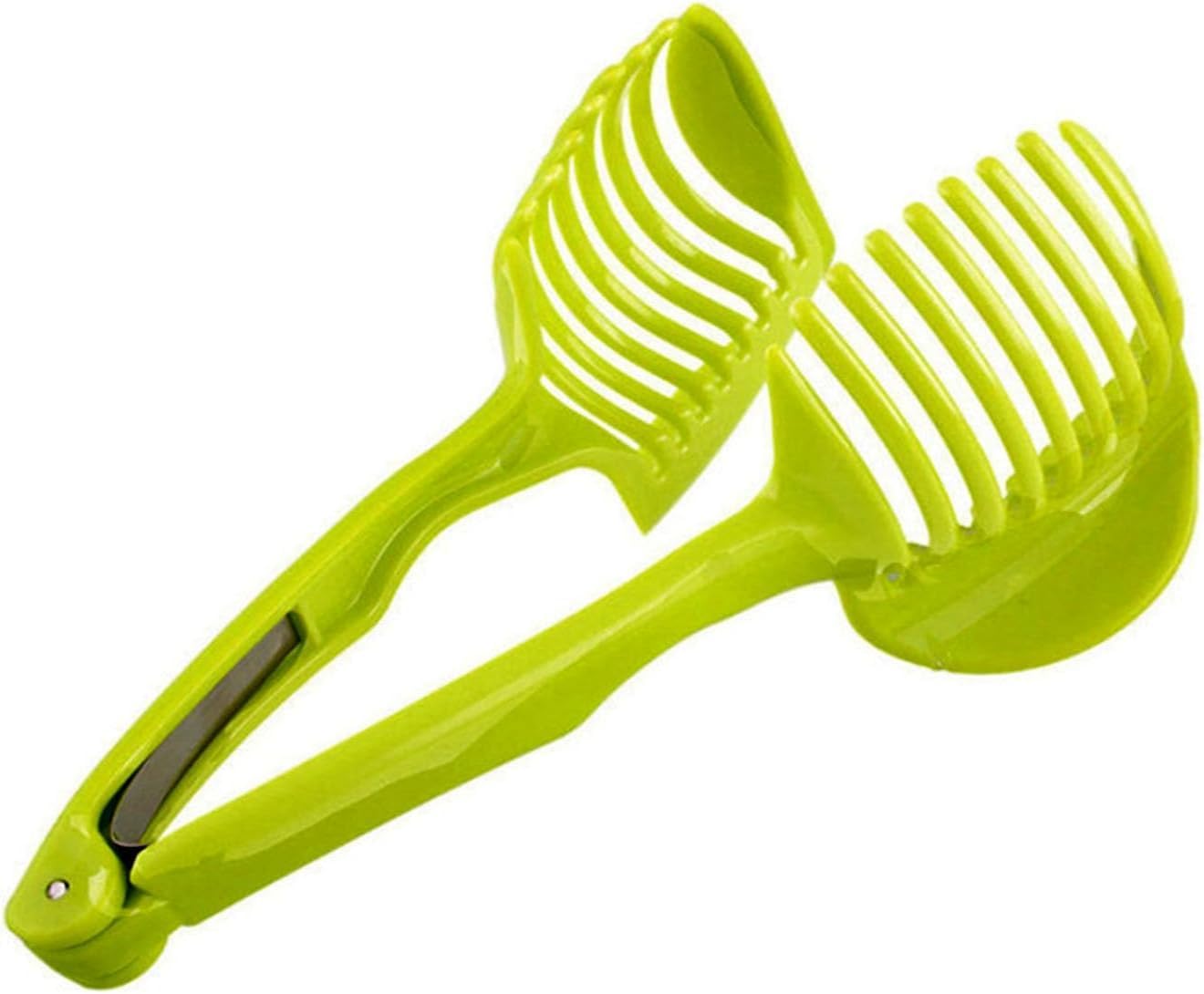 Lemon Tomato Food Tongs, Manual Fruit Tool, Round Fruit & Vegetable Cutting Holder, Handy Uncharged Kitchen Gadget