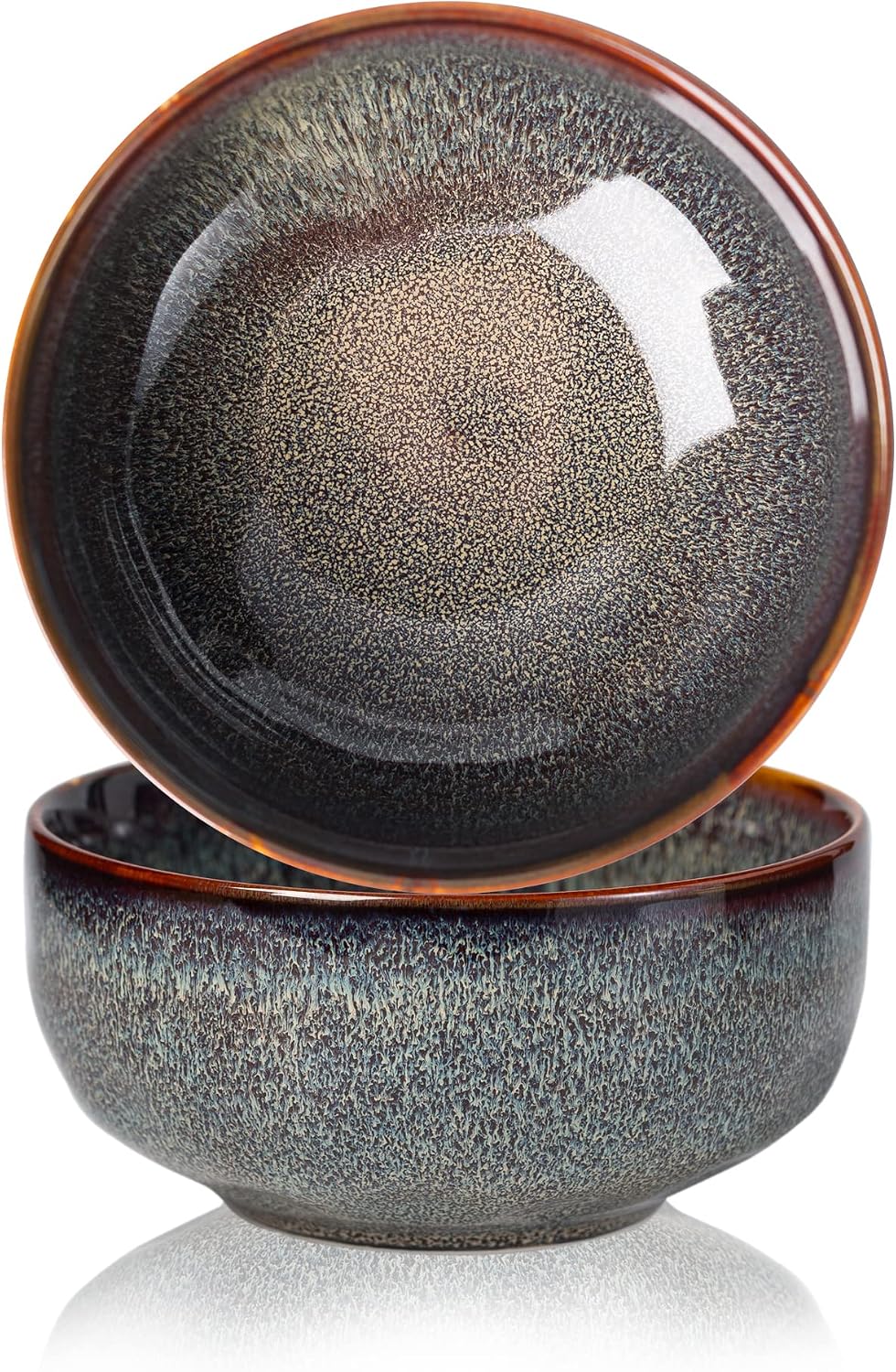 22 Ounce Serving Bowls Set – Ceramic Bowl Set of 2-5.75 inch for Salad, Soup,Cereal Bowls for Kitchen